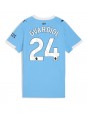Billige Manchester City Josko Gvardiol #24 Hjemmedrakt Dame 2025-26 Kortermet